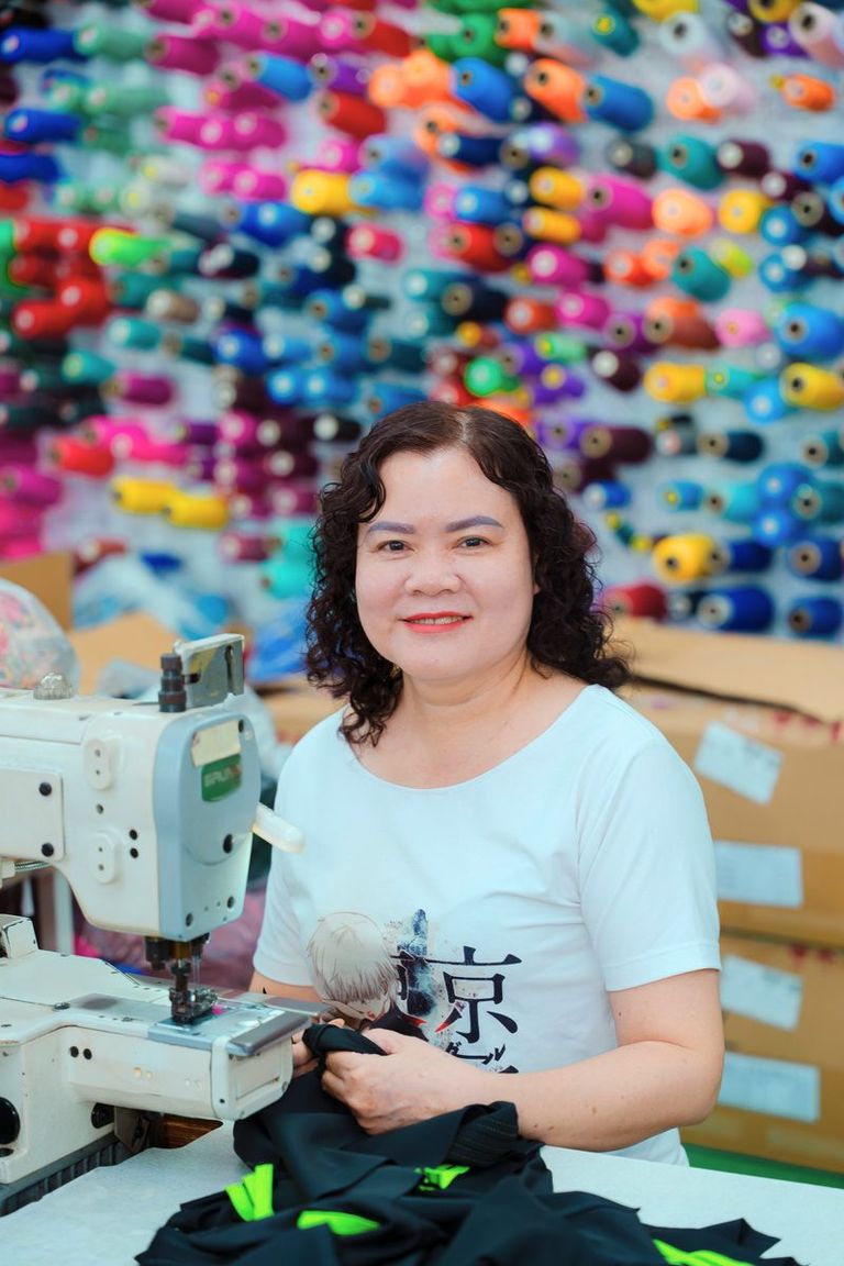 Thread and trims on the line